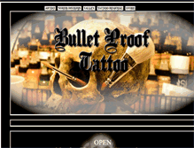 Tablet Screenshot of bulletproof-tattoo.com